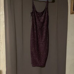 Charlotte Russe Sparkling Purple Mini Dress